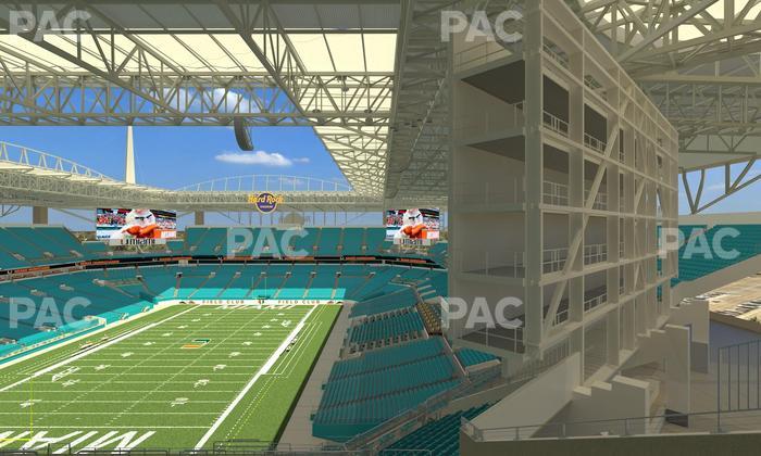 Hard Rock Stadium - Section 356 Seat View