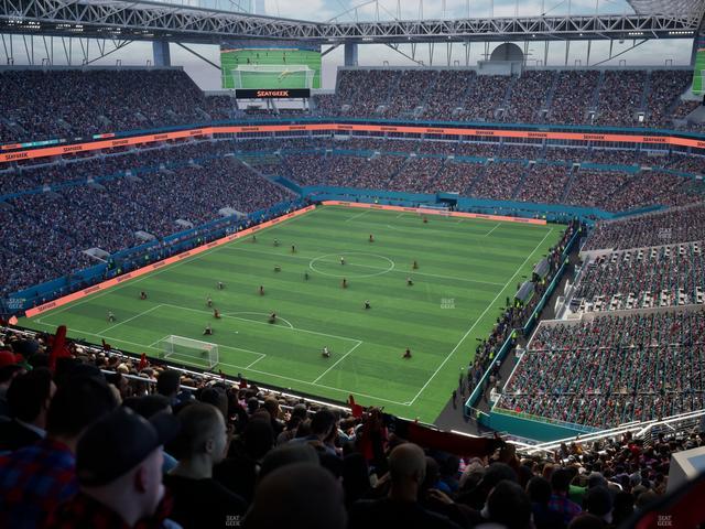 Hard Rock Stadium - Section 356 Seat View Hard Rock Stadium - Section 356 Seat View