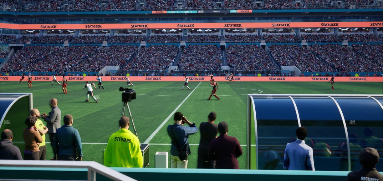Hard Rock Stadium - Section 72 Club Seat View