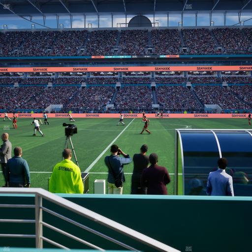 Hard Rock Stadium - Section 72 Club Seat View