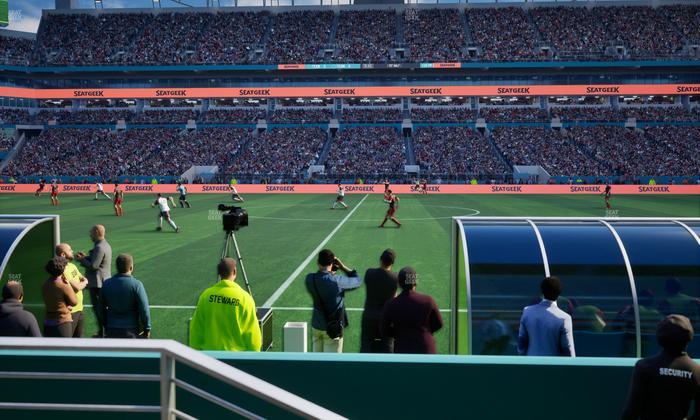 Hard Rock Stadium - Section 72 Club Seat View