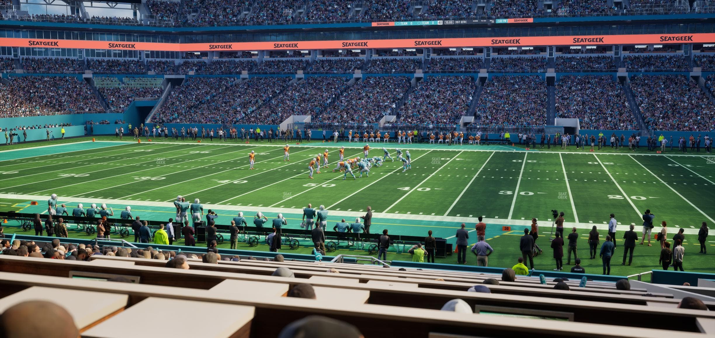Hard Rock Stadium - Section 72 Club Seat View