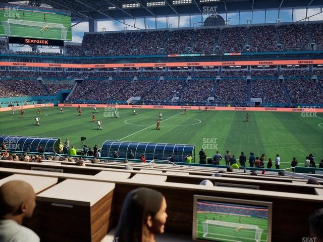 Hard Rock Stadium - Section 72 Club Seat View