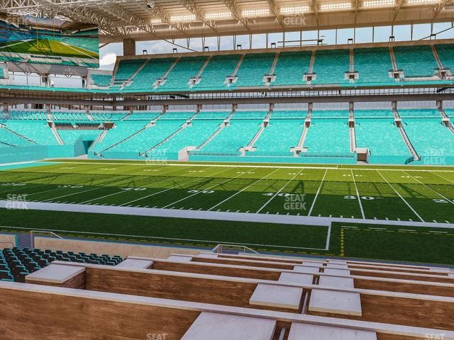 Hard Rock Stadium - Section 72 Living Room Boxes Seat View