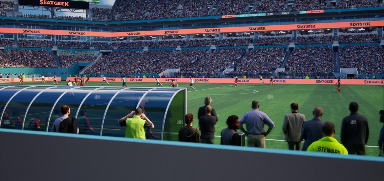 Hard Rock Stadium - Section 72 Living Room Boxes Seat View