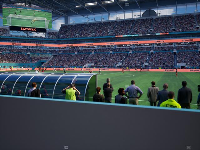 Hard Rock Stadium - Section 72 Living Room Boxes Seat View