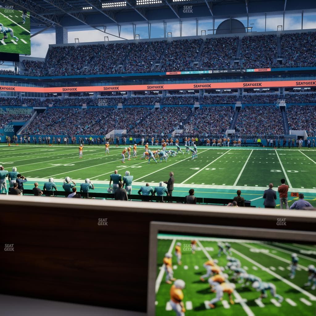 Hard Rock Stadium - Section 72 Living Room Boxes Seat View