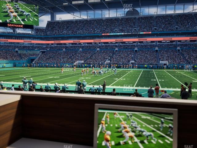 Hard Rock Stadium - Section 72 Living Room Boxes Seat View