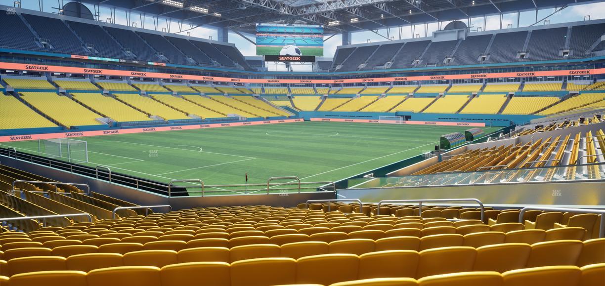 Hard Rock Stadium - Section Category 1 Seat View