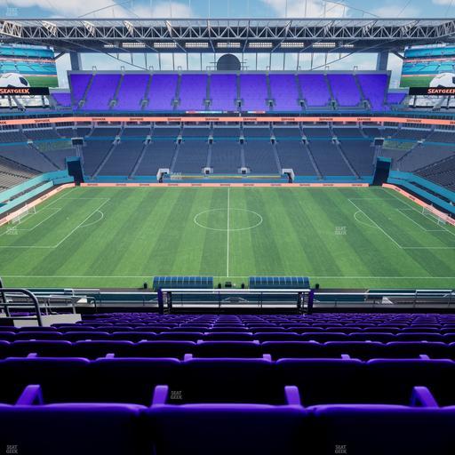 Hard Rock Stadium - Section Category 2 Seat View