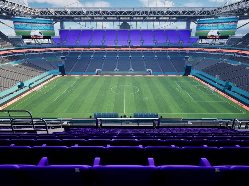 Category 2 seat view at Hard Rock Stadium