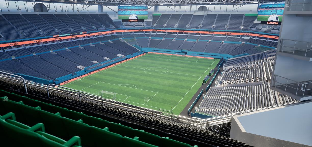 Hard Rock Stadium - Section Category 4 Seat View