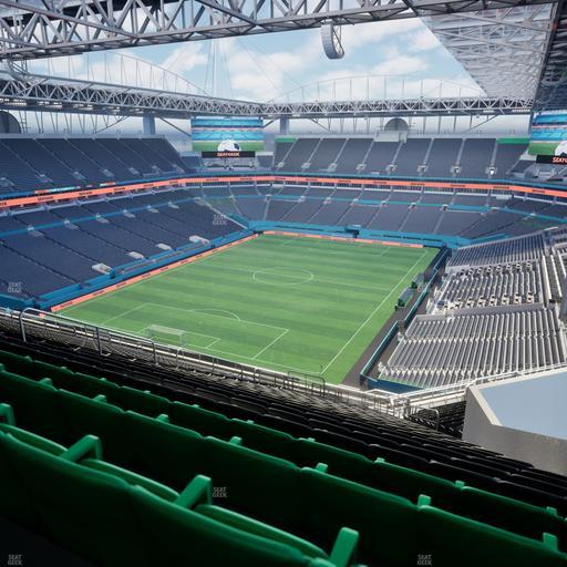 Hard Rock Stadium - Section Category 4 Seat View