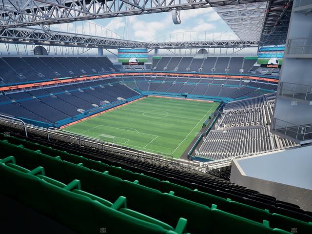 Hard Rock Stadium - Section Category 4 Seat View