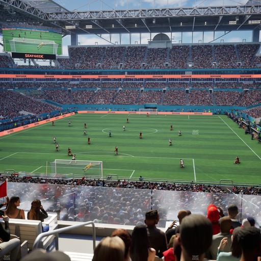 Hard Rock Stadium - Section Club 203 Seat View