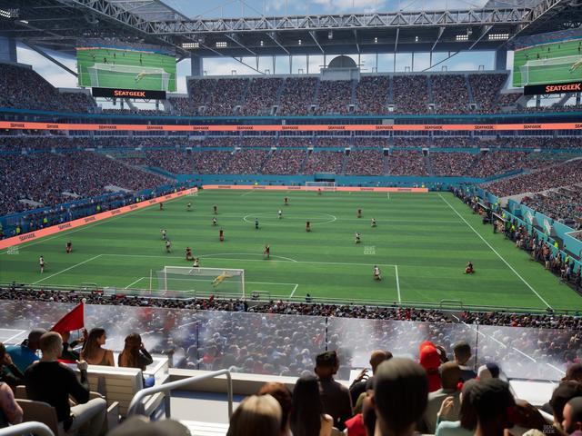 Hard Rock Stadium - Section Club 203 Seat View Hard Rock Stadium - Section Club 203 Seat View