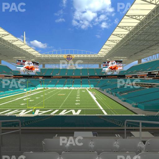 Hard Rock Stadium - Section Club 203 Seat View