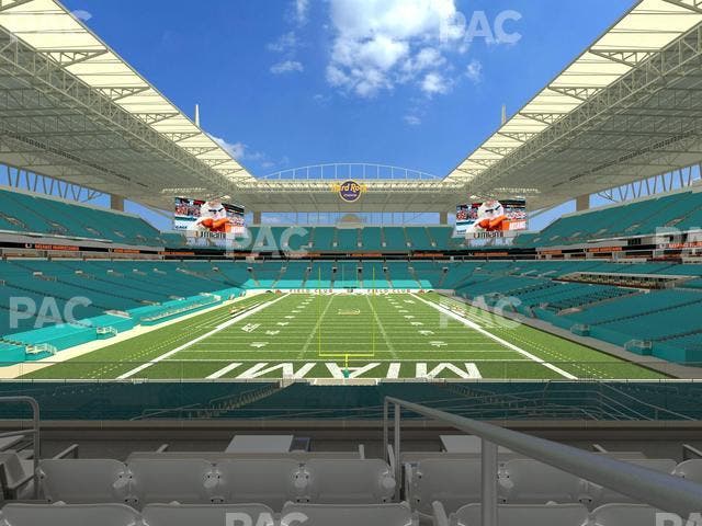 Hard Rock Stadium - Section Club 204 Seat View
