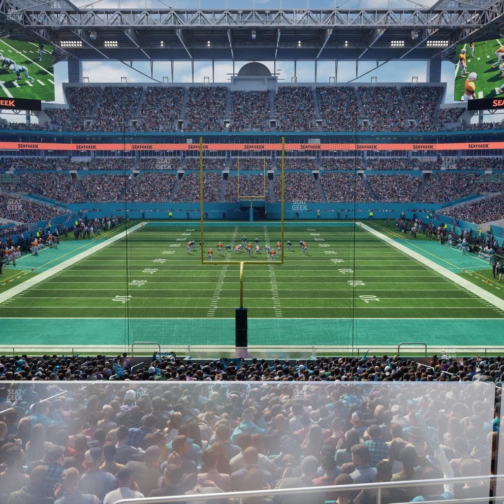 Hard Rock Stadium - Section Club 204 Seat View