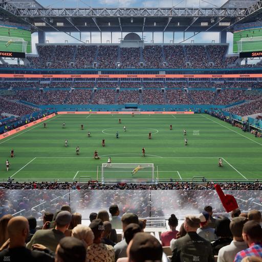 Hard Rock Stadium - Section Club 204 Seat View