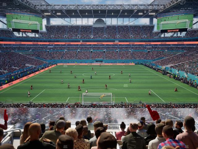 Hard Rock Stadium - Section Club 204 Seat View Hard Rock Stadium - Section Club 204 Seat View