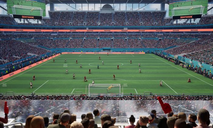 Hard Rock Stadium - Section Club 204 Seat View