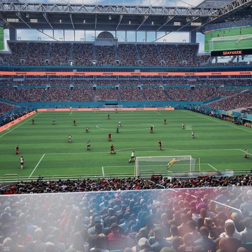 Hard Rock Stadium - Section Club 205 Seat View