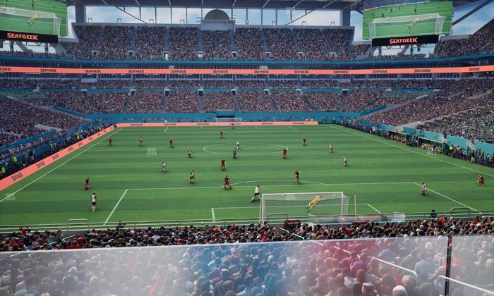 Hard Rock Stadium - Section Club 205 Seat View