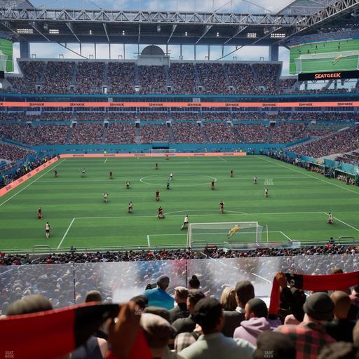 Hard Rock Stadium - Section Club 205 Seat View