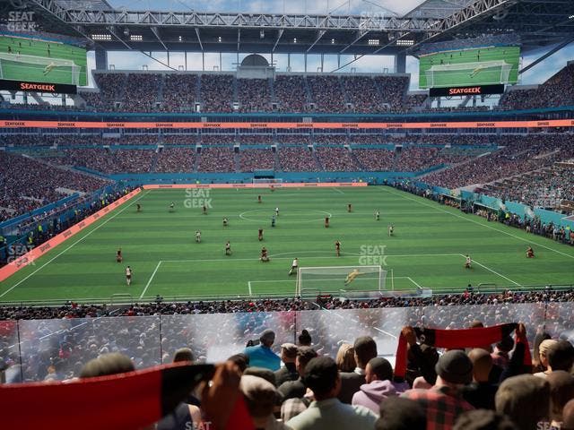 Hard Rock Stadium - Section Club 205 Seat View