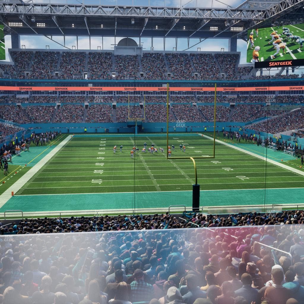 Hard Rock Stadium - Section Club 205 Seat View