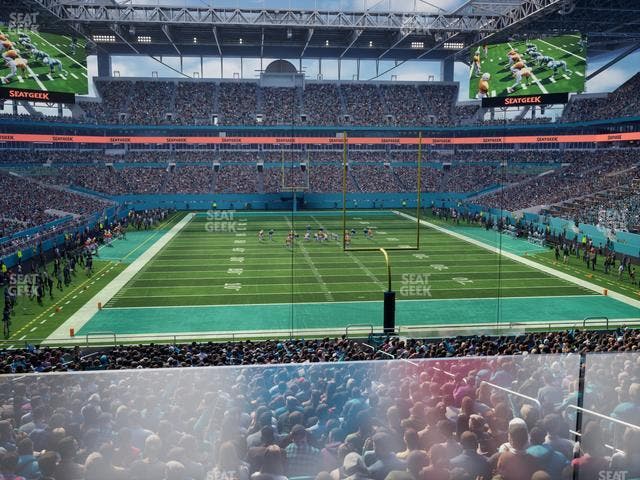 Hard Rock Stadium - Section Club 205 Seat View