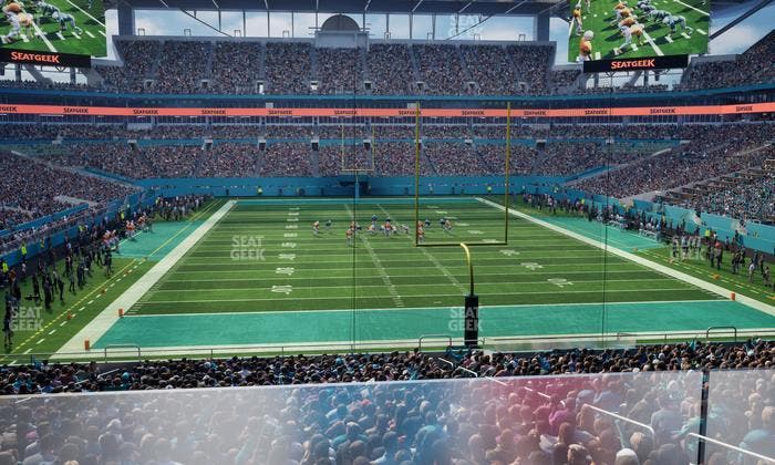 Hard Rock Stadium - Section Club 205 Seat View