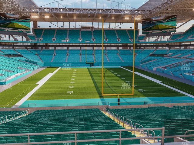 Hard Rock Stadium - Section Club 205 Seat View