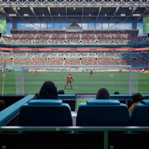 Hard Rock Stadium - Section East Field Club Sro Seat View