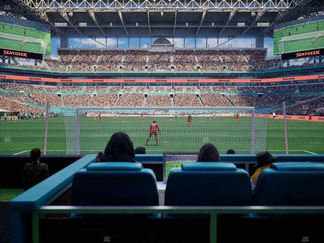 Hard Rock Stadium - Section East Field Club Sro Seat View Hard Rock Stadium - Section East Field Club Sro Seat View