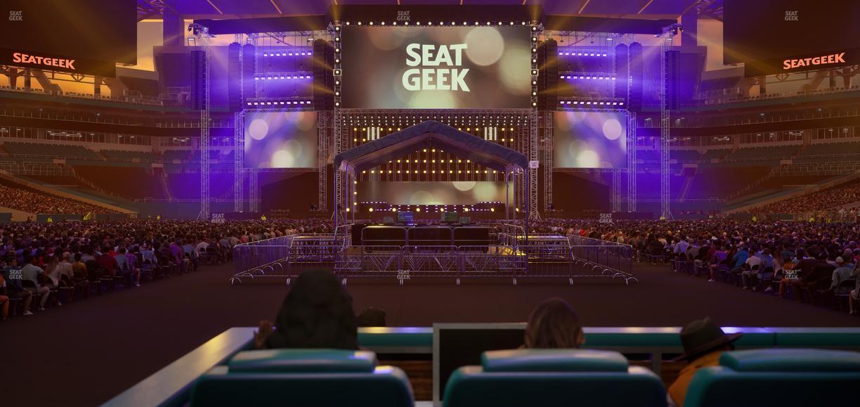 Hard Rock Stadium - Section East Field Club Sro Seat View