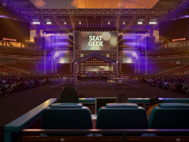 Hard Rock Stadium - Section East Field Club Sro Seat View