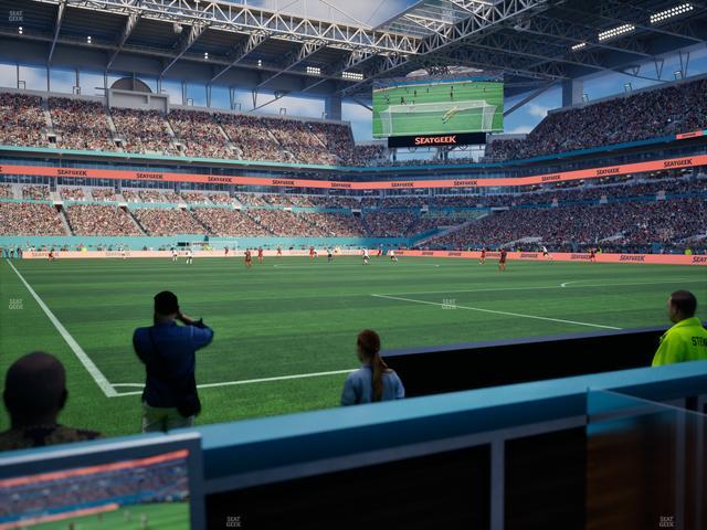 Hard Rock Stadium - Section East Field Club Seat View Hard Rock Stadium - Section East Field Club Seat View