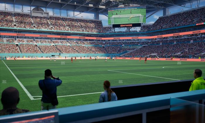 Hard Rock Stadium - Section East Field Club Seat View