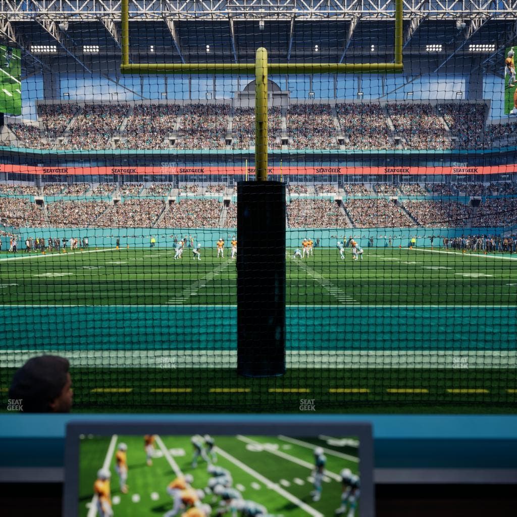 Hard Rock Stadium - Section East Field Club Seat View