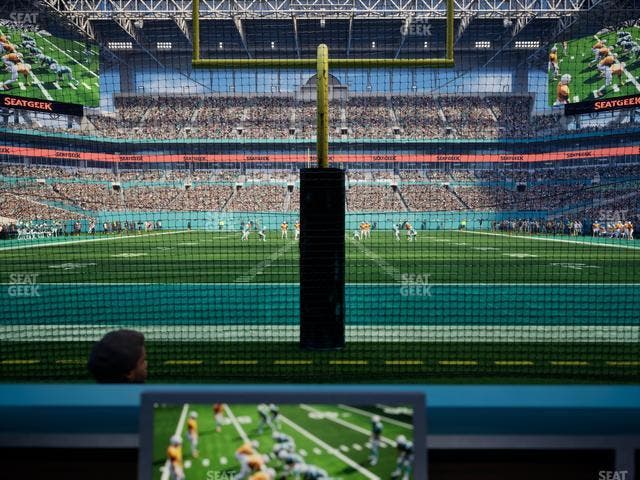 Hard Rock Stadium - Section East Field Club Seat View