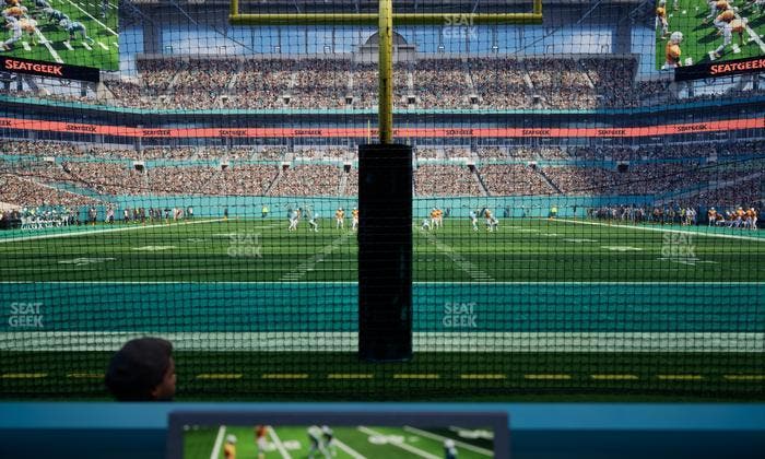Hard Rock Stadium - Section East Field Club Seat View