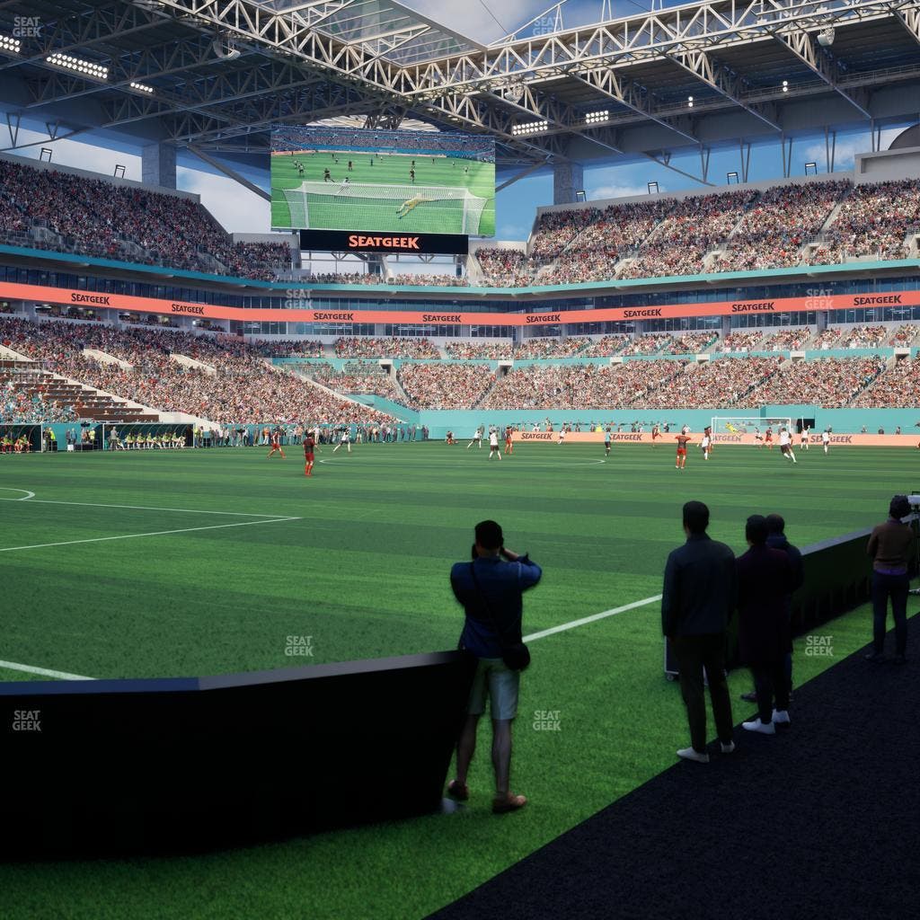 Hard Rock Stadium - Section Field Northeast Suite Seat View