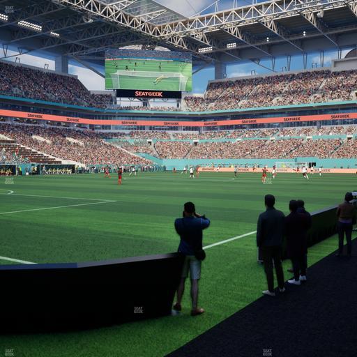 Hard Rock Stadium - Section Field Northeast Suite Seat View