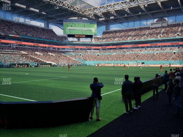 Hard Rock Stadium - Section Field Northeast Suite Seat View