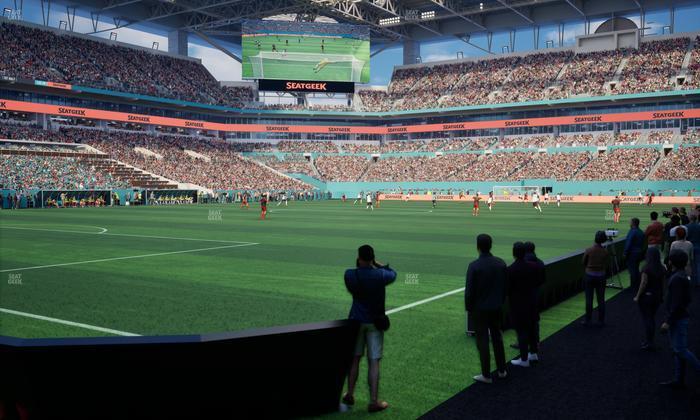 Hard Rock Stadium - Section Field Northeast Suite Seat View