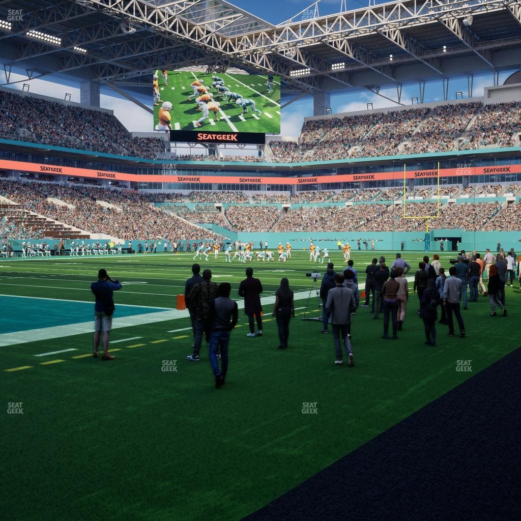 Hard Rock Stadium - Section Field Northeast Suite Seat View