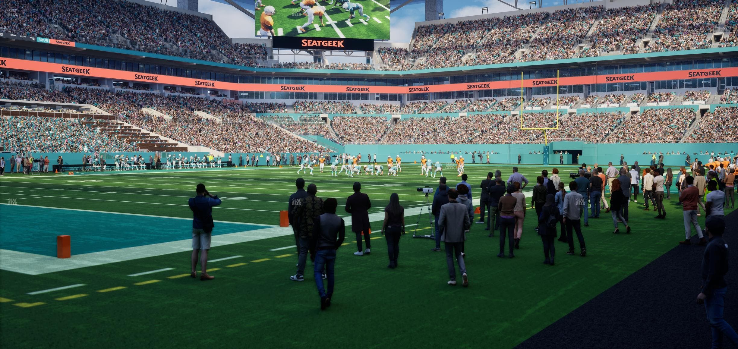 Hard Rock Stadium - Section Field Northeast Suite Seat View