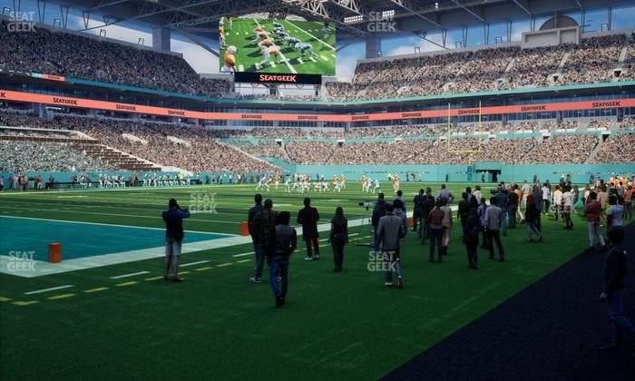 Hard Rock Stadium - Section Field Northeast Suite Seat View